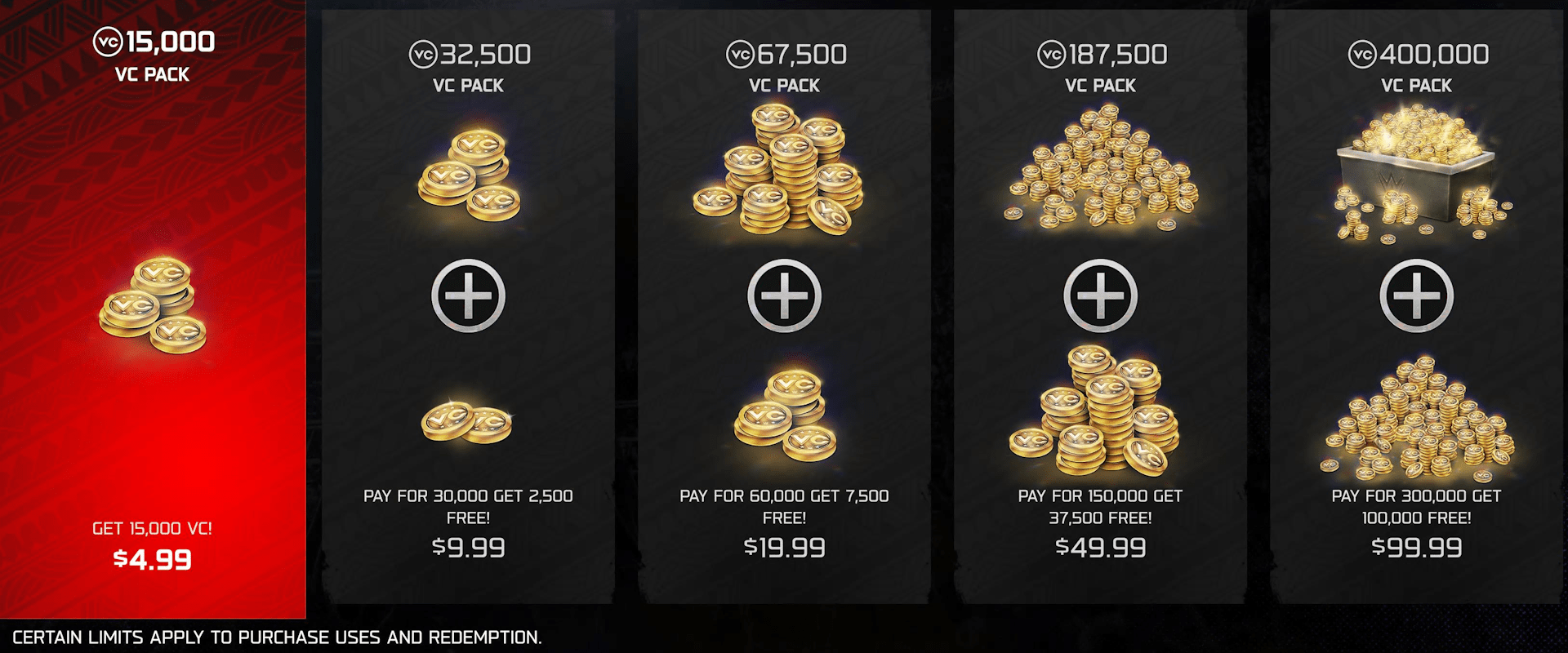 You can also buy WWE 2K25 VC.