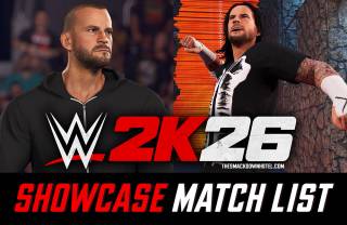WWE 2K26 CM Punk Showcase Full Matches List