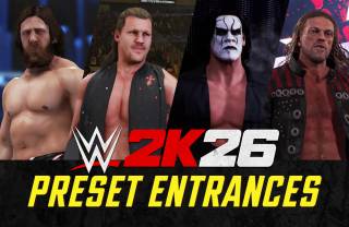 WWE 2K26 Preset Entrances Full List (Single, Teams & Title)
