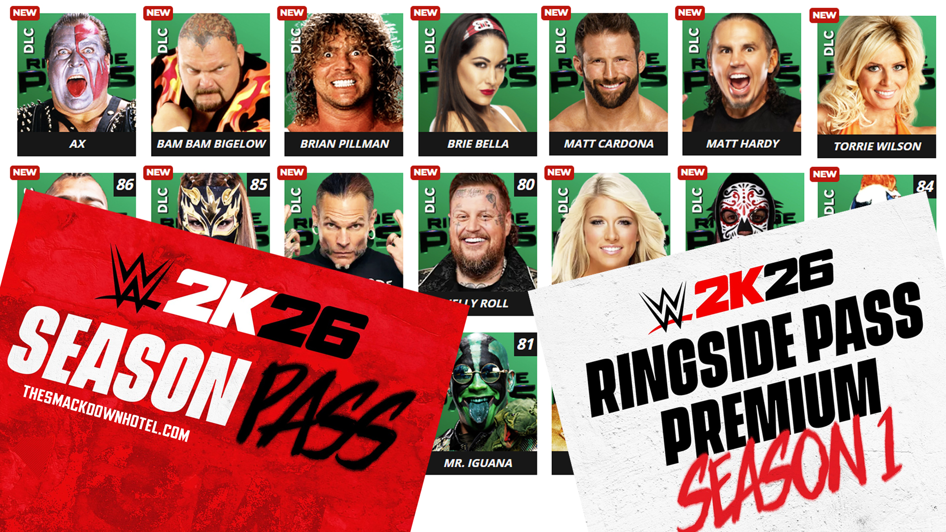 WWE 2K26 DLC List: All Packs, Ringside Pass & Release Dates - WWE 2K26 News & Guides
