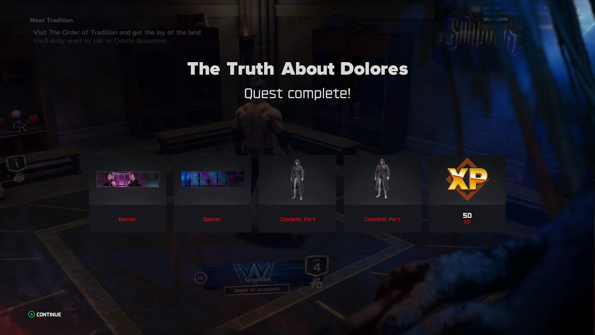 wwe 2k26 island guide quest rewards