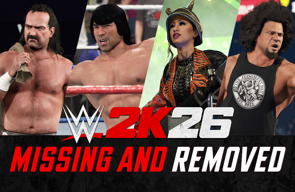 List of Missing and Removed Superstars from WWE 2K26 Roster - WWE 2K26 News & Guides
