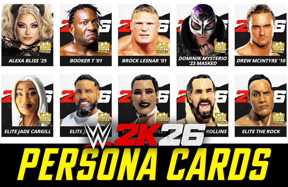 WWE 2K26 Persona Cards List & How to Unlock Them - WWE 2K26 News & Guides